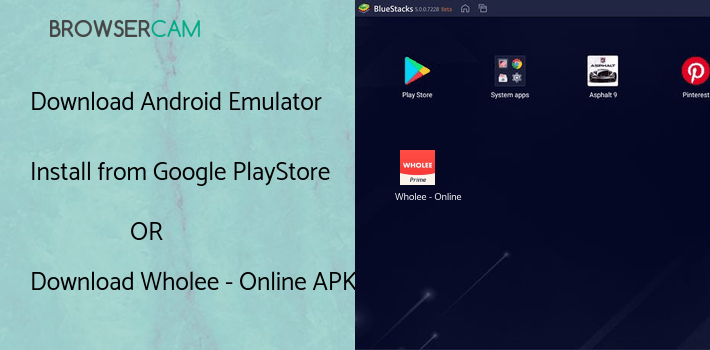 run Wholee - Online Shopping Store on PC run Wholee - Online Shopping Store on PC