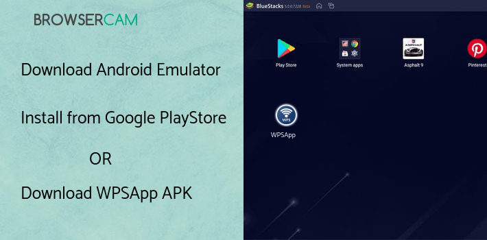 run WPSApp on PC